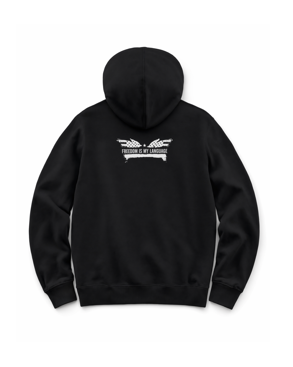 The Architect Hoodie Decree in Onyx Black, back