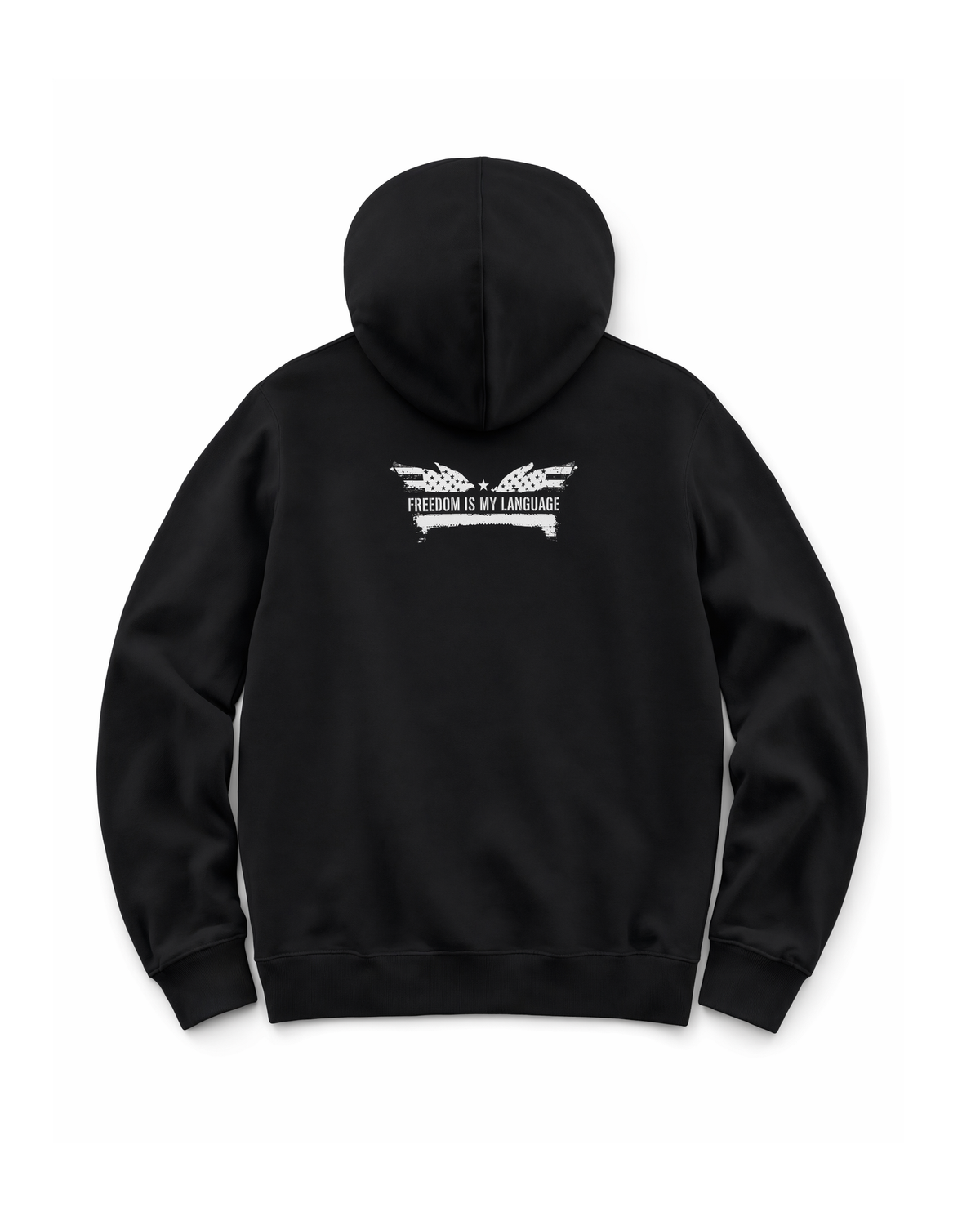 The Architect Hoodie Decree in Onyx Black, back