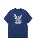 The Foundation Tee Winged Liberty in Navy, front