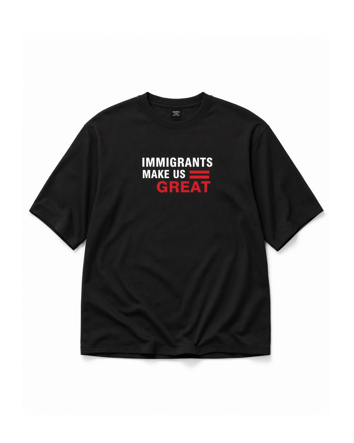 The Foundation Tee Decree in Onyx Black, front